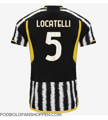 Juventus Manuel Locatelli #5 Hjemmebanetrøje 2023-24 Kortærmet